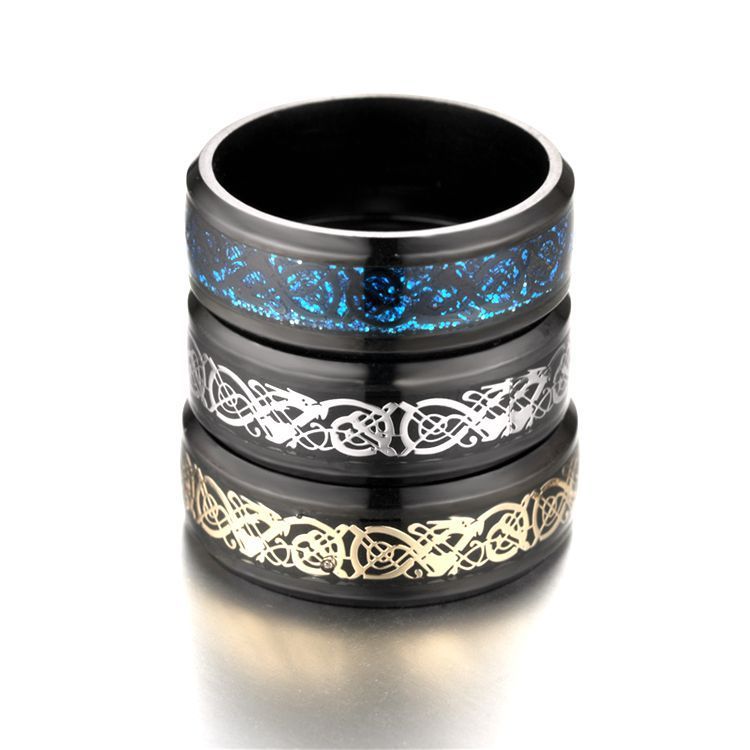 Lucento Crest "Medieval Steel" Rings