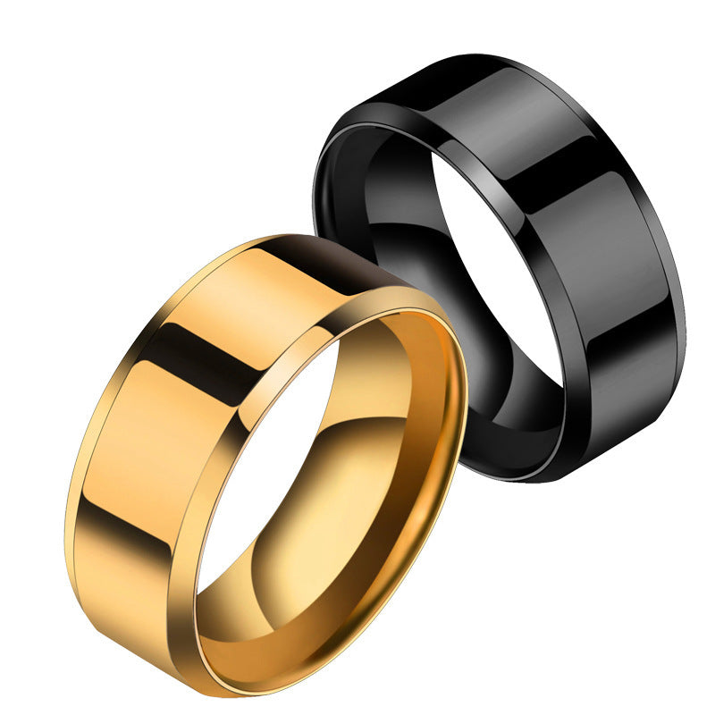 Lucento Crest "Stainless Steel" Rings