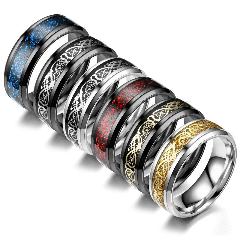 Lucento Crest "Medieval Steel" Rings