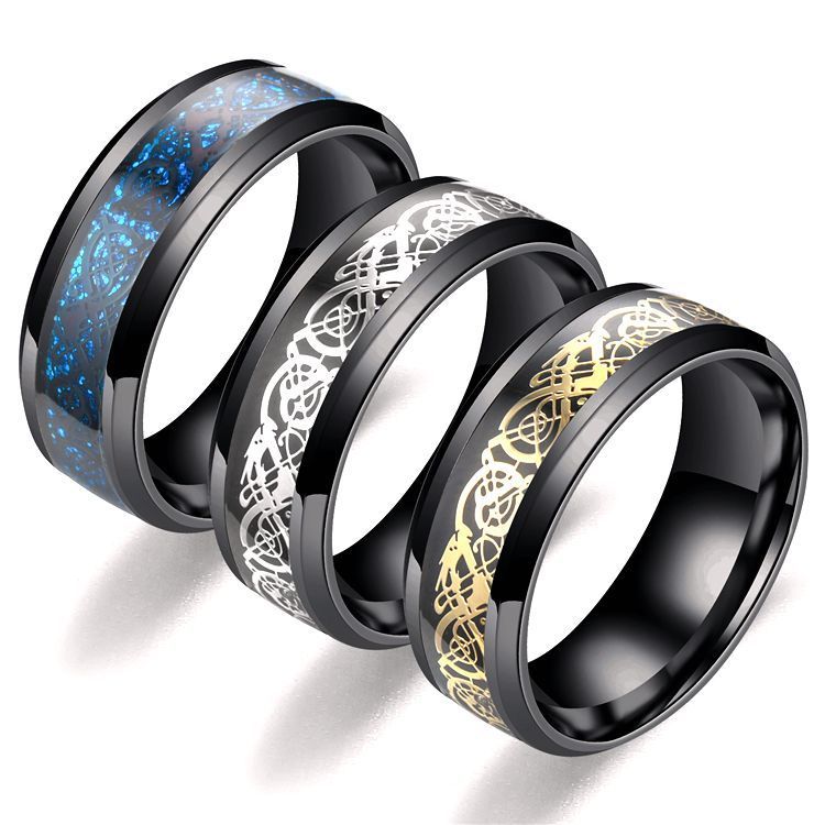 Lucento Crest "Medieval Steel" Rings