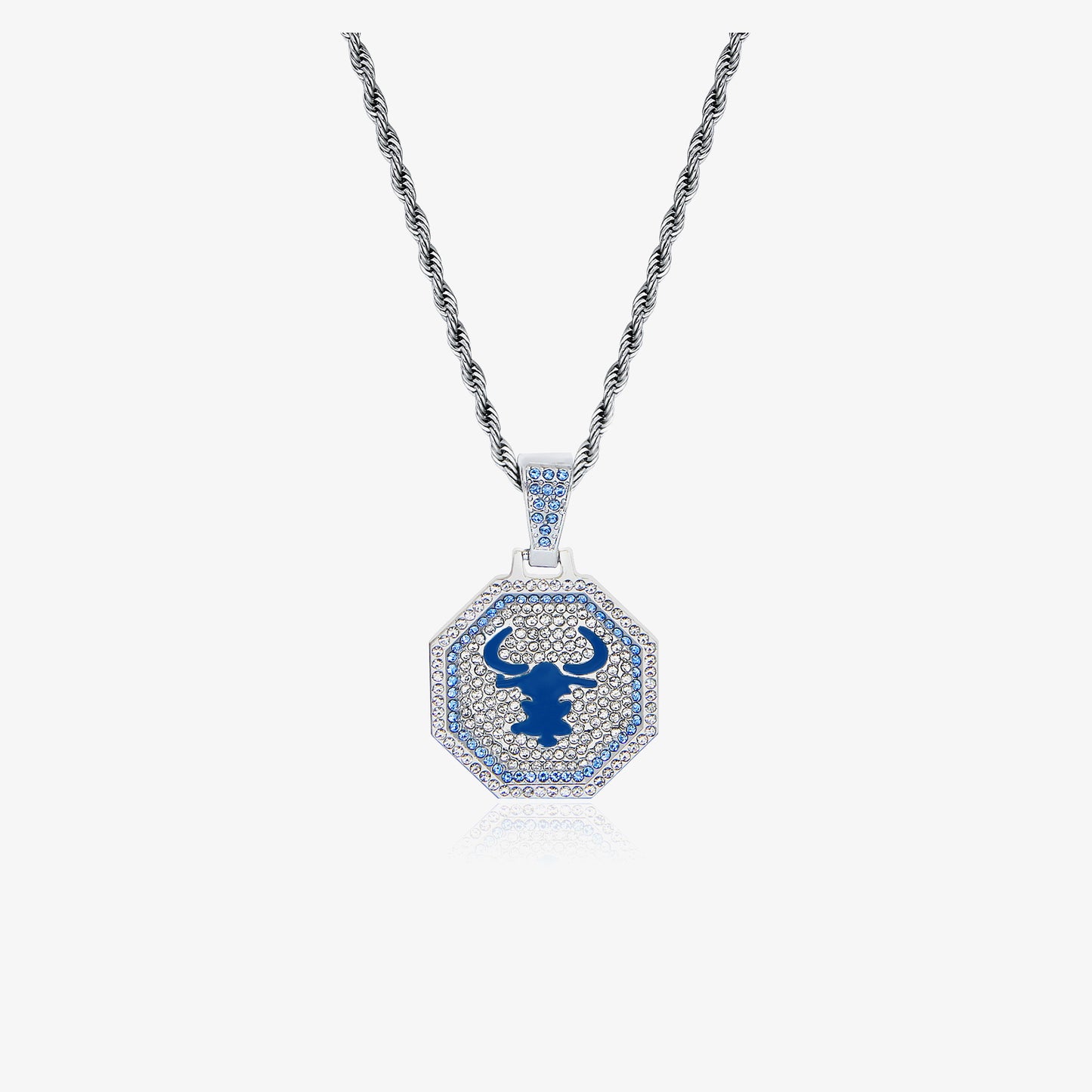 Lucento Crest "Diamond Zodiac" Necklaces