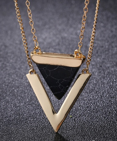 Lucento Crest "Pure Marble" Necklaces